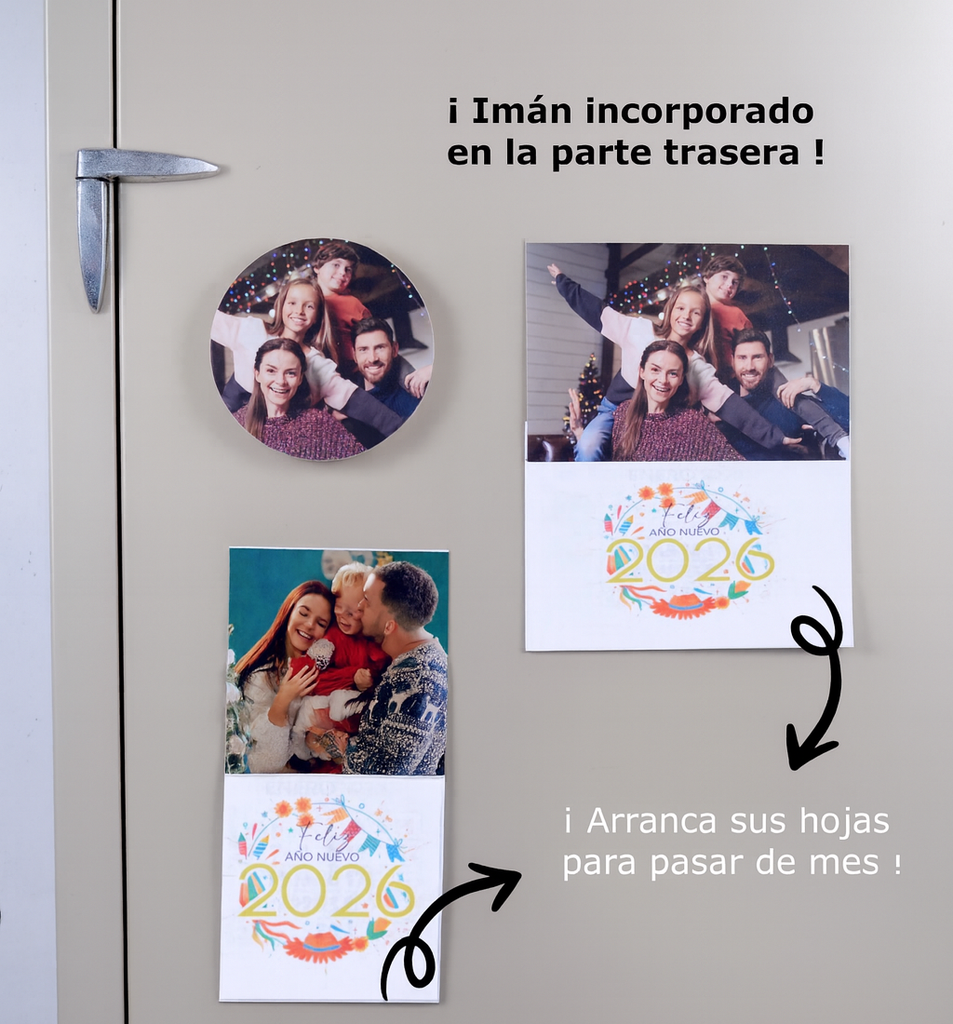 Calendario Personalizado con Imán